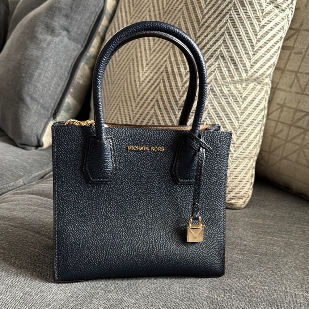 Michael Kors Crossbody Mini Bag with Gold Accents